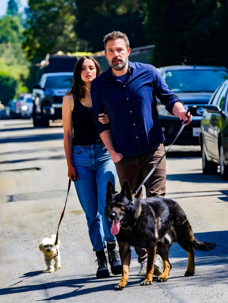 Ben Affleck and Ana De Armas Bond Over Dogs