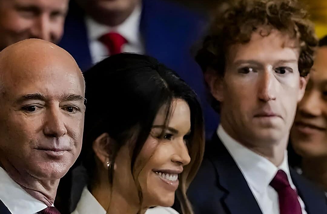 Mark Zuckerberg Awkward Moment with Jeff Bezos' Wife