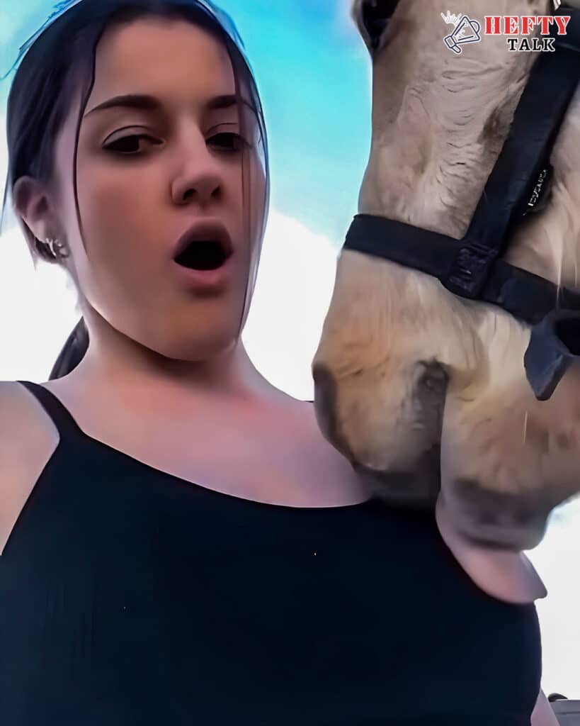 Cheeky Horse and His Funny Habit of Licking Me