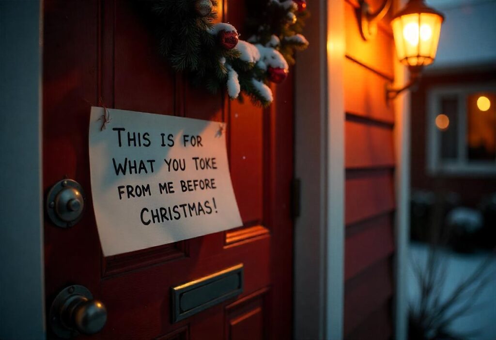 Our House Was Egged On Christmas—Then We Found A Chilling Note